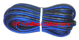 10 Gauge 15&#39; ft SPEAKER WIRE Blue Black Premium HQ Car Audio Home Stereo... - £10.52 GBP