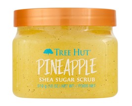 Tree Hut Pineapple Shea Sugar Exfoliating &amp; Hydrating Body Scrub, 18 oz - £21.57 GBP