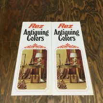 Vintage advertising pamphlets for Rez antiquing colors movie photo prop ... - $19.75