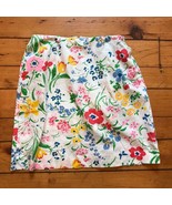 Vintage Whimsicals Floral Print Cotton Skirt Size 32 x 21 - £15.77 GBP