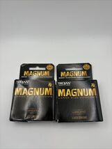 SET OF 2 boxes 3Ea-Magnum Large Premium Lubricated Condoms OPEN BX - €14,38 EUR