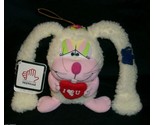 5&quot; VINTAGE 1982 APPLAUSE DODIE EASTER BUNNY RABBIT STUFFED ANIMAL PLUSH ... - £18.98 GBP