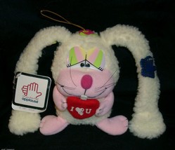 5&quot; Vintage 1982 Applause Dodie Easter Bunny Rabbit Stuffed Animal Plush Toy Tag - £18.63 GBP