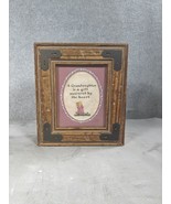 Vintage Wooden Jewelry Box A Granddaughter Is A Gift 7&quot; - $11.98