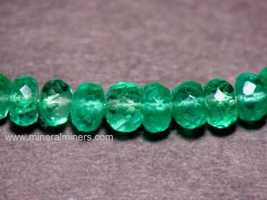 Fine Medium-Dark Green Colombian Emerald Gem Necklace, Emerald Energy Je... - $990.00