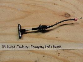 OEM 80 Buick Century PARKING EMERGENCY RELEASE HANDLE CABLE E-BRAKE - £27.68 GBP