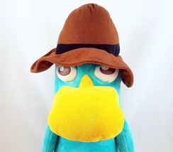 Disney Phineas Ferb Perry Platypus Agent Large Plush Toy Stuffed Animal 21 Inch - £19.64 GBP