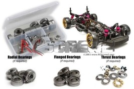 RCScrewZ Metal Shielded Bearing Kit 3rac009b for 3 Racing Sakura D4 AWD Drift - £39.06 GBP