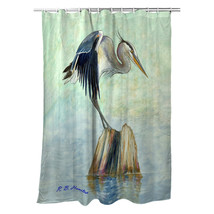 Betsy Drake Balancing Heron Shower Curtain - £75.51 GBP