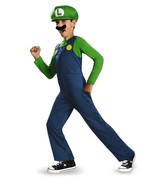 Disguise Super Mario Brothers Luigi Classic Boys Costume Small (4-6) - $53.50