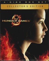 HUNGER GAMES Collector&#39;s Edtn Blu-ray + DVD 4-Disc Box Set Best Buy Excl... - £42.61 GBP