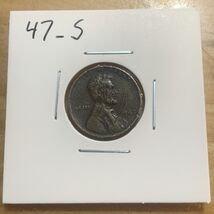 1947 S Lincoln Bronze Wheat Penny Average Circulated Condion - $1.98
