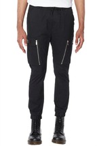 Eleven Paris woven cargo casual pant in Black - size XL - £43.89 GBP