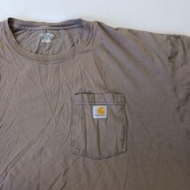 Carhartt K87 CHR Original Fit Men's Gray Cotton Short Sleeve T-Shirt Size 2XL  image 5