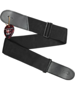 Adjustable  Guitar Strap rugged Terylene fabric Black NEW - £10.23 GBP