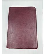 Ryrie Study Bible NIV 1984 OOP Red Letter Indexed Maroon Bonded Leather ... - £26.66 GBP