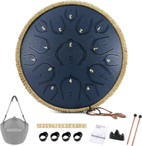 Tongue Drum 14 Inches 15 Notes Balmy Drum Hand Pan Drumc Major - £72.15 GBP