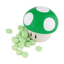 Nintendo Super Mario Brothers Mushroom Sours In Embossed Metal Tin Green SEALED - £3.92 GBP