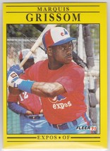 M) 1991 Fleer Baseball Trading Card - Marquis Grissom #234 - $1.97