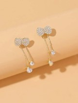 Shein Bow Knot Decor Earrings New W Tag - £14.12 GBP