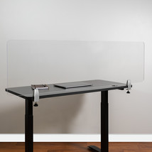 Clear Acrylic Desk Partition BR-DDIA-45152-GG - £138.64 GBP