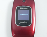 Samsung Jitterbug SCH-R220 Red Greatcall Flip Phone - £15.02 GBP