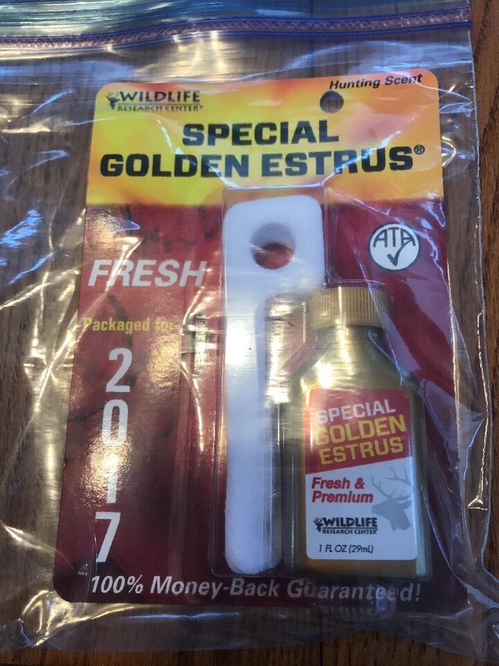 Wildlife Research Hunting Scent 2017 Special Golden Estrus 1oz Ships N 24h - $11.83