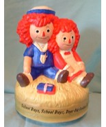 Raggedy Ann and Andy Musical Figurine 1972 Chadwick Miller 6&quot; Made in Japan - €30,39 EUR