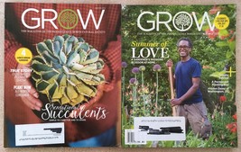 Lot 2 Grow: Pennsylvania Horticultural Society magazine Winter 2014, Summer 2017 - £5.56 GBP