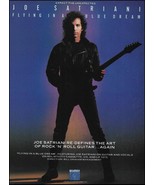 Joe Satriani Flying In A Blue Dream album 1989 advertisement 8 x 11 ad p... - $4.50