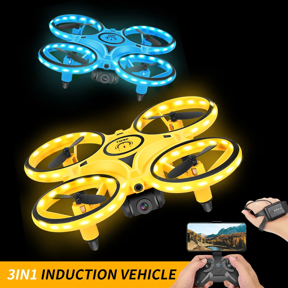 YH222 RC Drone Three In One Induction Helicopter HD Aerial Photography - £25.20 GBP+