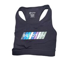 Peloton Sports Bra Black Racerback Athletic Pace High Neck Womens Size S... - $138.17 MXN