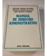 Manual Di Diritto Amministrativo Luciano Parejo Alfonso 1990 - LIBRO Spa... - $781.60 MXN