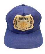 Vintage Houston Astros Snapback Ball Cap Baseball Hat NEW 1980s Drew Pea... - $37.93 CAD