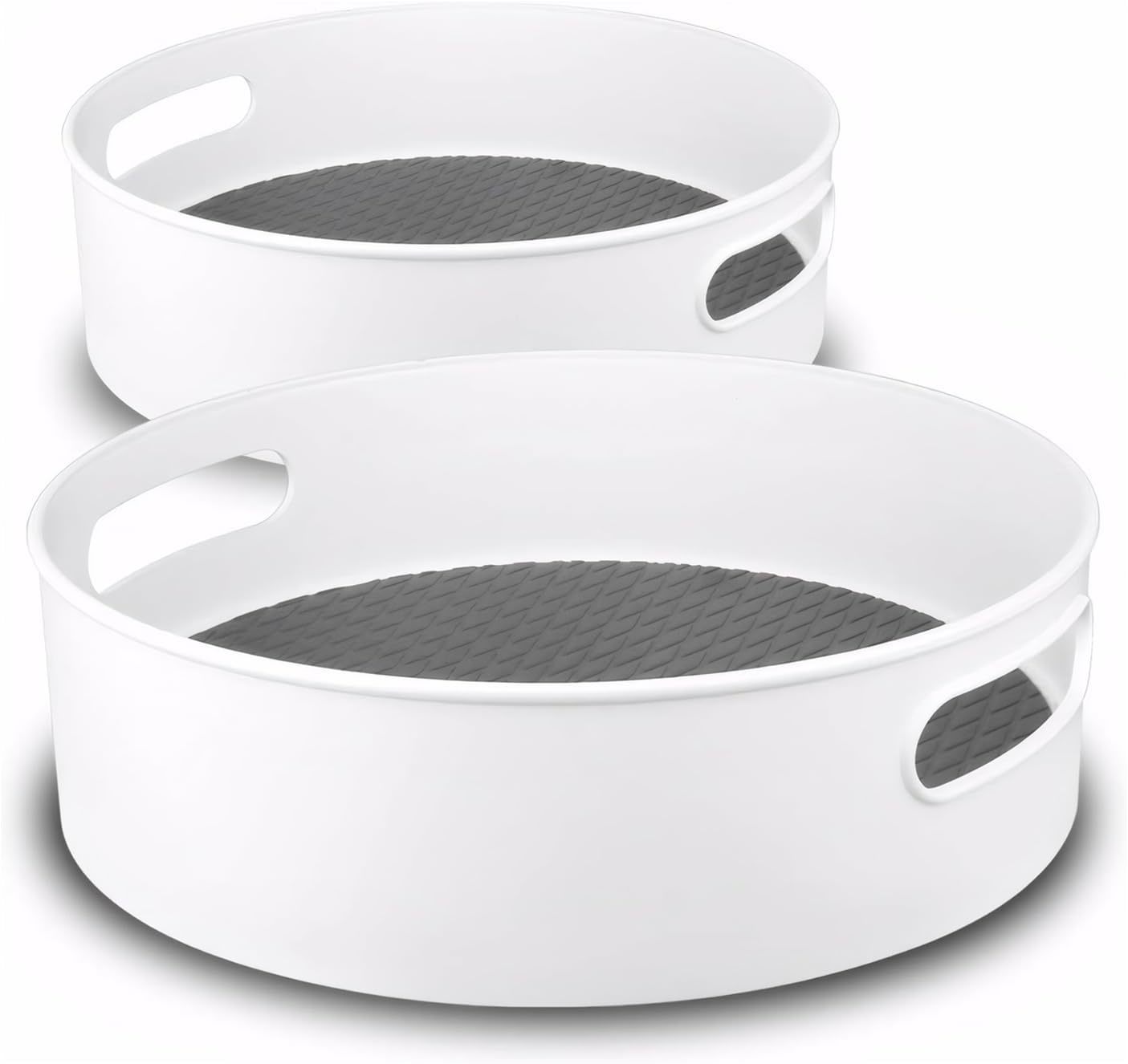 Semlos 360° Rotating Lazy Susan Organizers, 2 Packs 9&quot; And 12&quot; Turntable... - $42.99