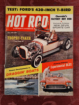 RARE HOT ROD Magazine July 1959 Boat Draggers Ford 430 Inch T-Bird - $21.60