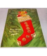 Vintage Christmas Card Saleman&#39;s Sample Book 1967 - £9.54 GBP