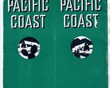1937 Southern Pacific Railroad Brochure How to See the Whole Pacific Coast - $27.69
