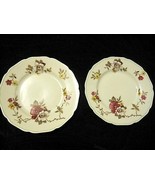 2 Vintage Apple Blossom Flowered Plates by Royal York China Hohenberg, G... - £79.27 GBP