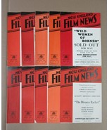 Vintage New England Film News Magazine 1932 Lot of 10 Magazines   51 - £286.97 GBP
