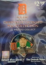 Detroit Tigers 2007 Officially Licensed Pin Collection Sean Casey #21 - £8.64 GBP