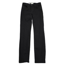 L AGENCE Pants Womens 25 Black Tapered Mid Rise Stretch Dark Wash Denim ... - $29.70