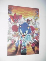 Sonic the Hedgehog Poster #1 Sonic Universe Shadow Julie-Su Tails Knuckles Movie - £15.97 GBP