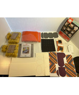 STAMPIN&#39; UP! PAPER PUMPKIN HALLOWEEN Bag Decor Pom Pom Makers Orange Fel... - £21.98 GBP