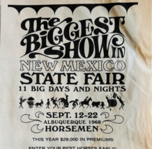 1968 Horsemen New Mexico State Fair Advertisement Albuquerque Show DWP9C - $557.79 MXN 1968 Horsemen New Mexico State Fair Advertisement Albuquerque Show DWP9C - $557.79 MXN