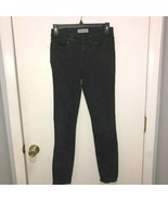 Madewell Womens Skinny Skinny Jeans Size 26 Faded Black Stretch Denim - $297.97 MXN
