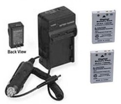 TWO ENEL5 Batteries + Charger for Nikon P6000 3700 4200 5200 5900 7900 S10 P520 - £28.16 GBP