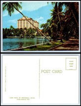 FLORIDA Postcard - Palm Beach, Lake Trail at Whitehall Hotel Q17 - £2.32 GBP