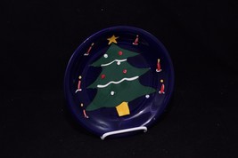 Gibson 8&quot; Christmas Tree Ceramic Dessert Plate - $6.36