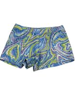 Ozone Colorful Psychedelic Gymnastics Shorts Rhinestone Detail Adult Small - $17.28
